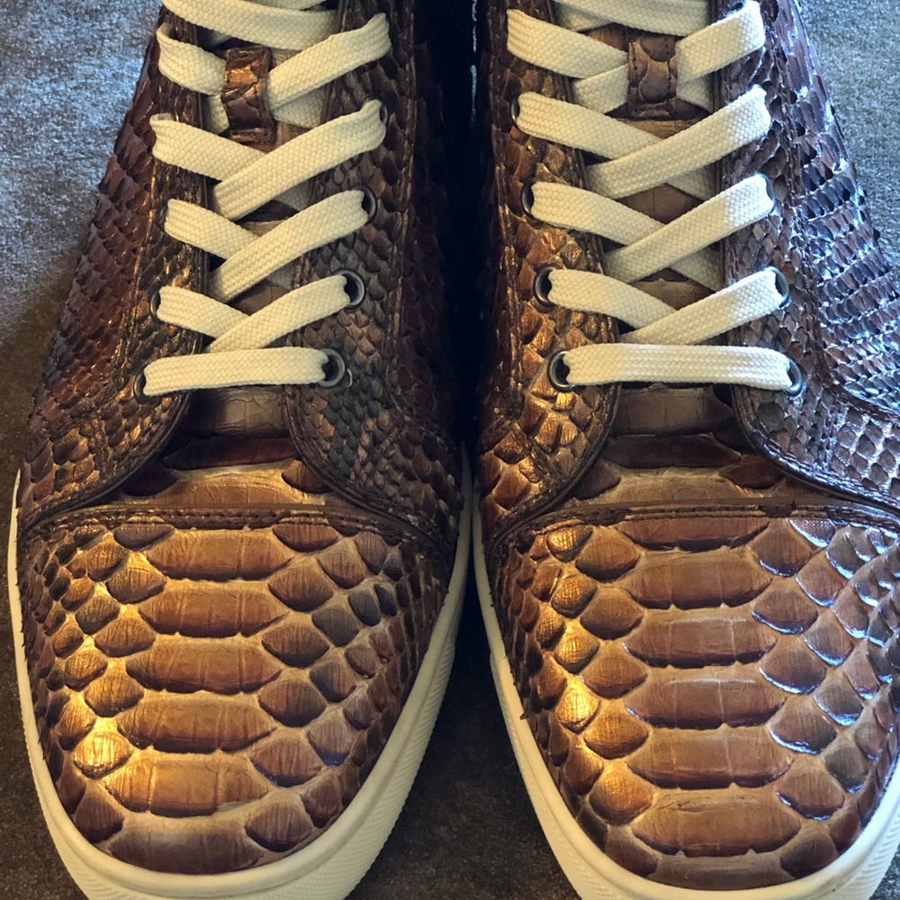 Christian Louboutin: Size 11 snake skin shoes